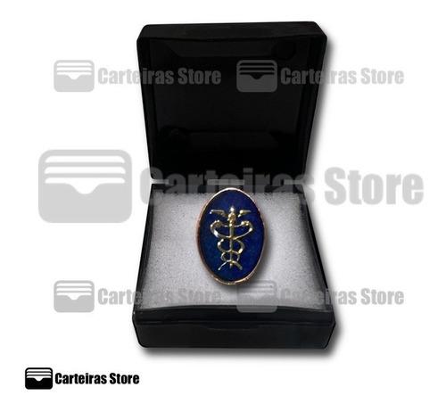 Broche Pin Contabilidade (oval) (azul Metal)