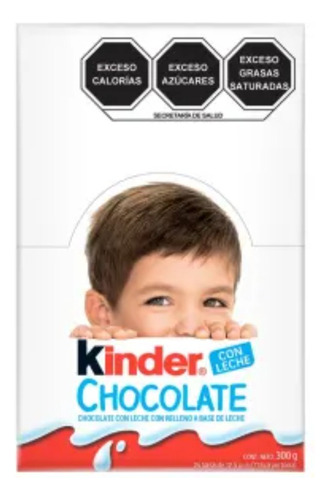 Chocolate Kinder Relleno Base De Leche 24 Pzas