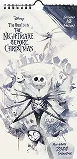 Book : 2022 Disney Nightmare Before Christmas Mini Poster..