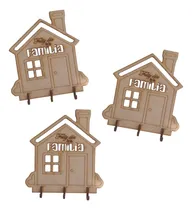 Comprar 40 Casitas Día De La Familia P-llaves Para Pintar Souvenir