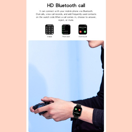 Nuevo Reloj Inteligente De Aluminio Hd Q13 Magnético