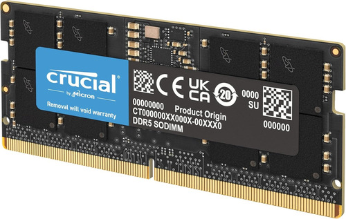 Memoria Ram Ddr5 16 Gb 5600 Mhz Crucial Laptop Sodimm