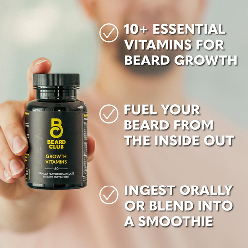 Vitaminas Para O Crescimento Da Barba The Beard Club Apoiam