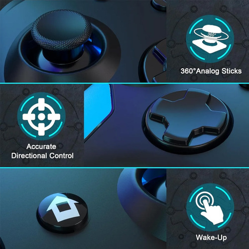 Switch Gamepad, Controlador Bluetooth Inalámbrico, Consola D