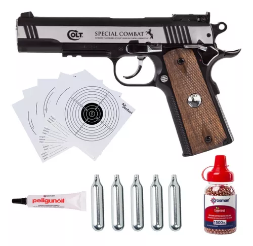 Comprar en linea Pistola CO2 Colt Special Combat Classic de marca COLT •  Tienda de Pistolas CO2 • Mundilar Airguns