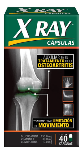 X-ray Cápsulas, 40 Cápsulas