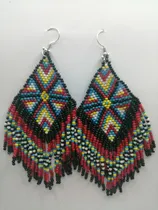 Comprar Aretes Artesanales Nativos, Aretes Mostacilla, Chaquira