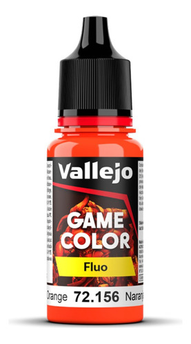 Vallejo Game Color Fluo Naranja Fluorescente 72156 Modelismo