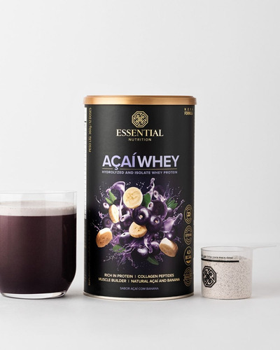 Açai Whey 360g - Com Açaí Puro Orgânico - Essential