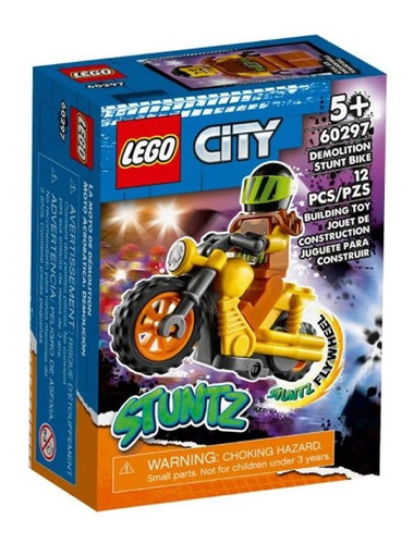 Lego City Stunts Moto A Fricción