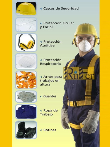 Pantalón De Trabajo Cargo Rufer Azul Marino Talles 50al60