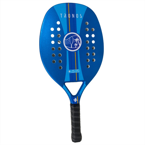 Raquete De Beach Tennis Tronos Su-tn-fca - Azul - Com Capa