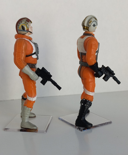 Star Wars 02 Bonecos Luke Skywalker É Biggs Darklighter (Usado)