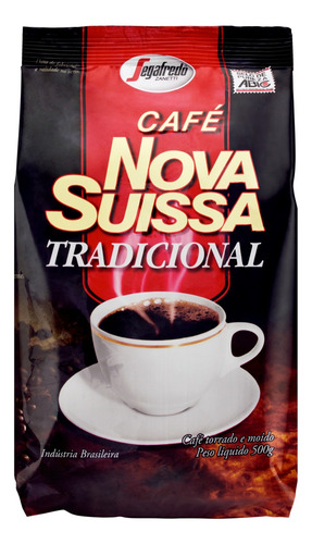 Café Torrado e Moído Tradicional Nova Suissa Pacote 500g