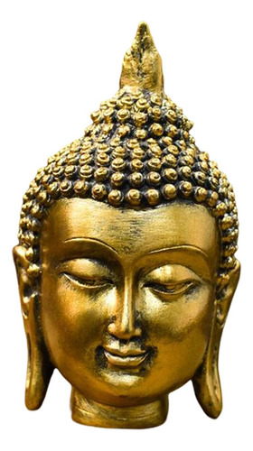 Pequeña Cabeza De Buda Estatuilla Estatua Decorativa