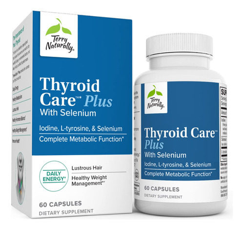 Terry Naturally Thyroid Care Plus - 60 Cpsulas - Con Selenio