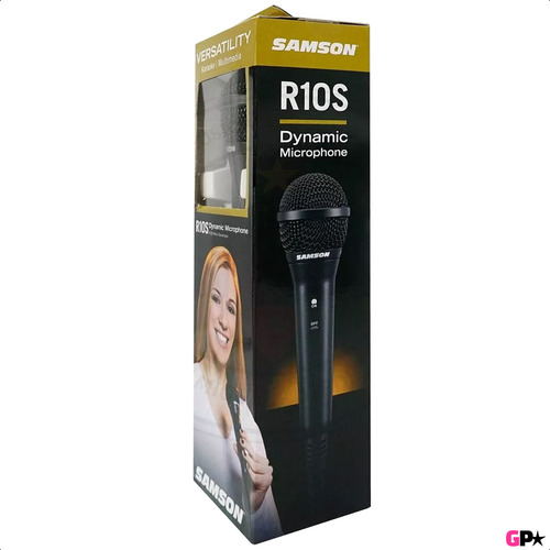 2 Microfono Samson R10s + 2 Pie + 2 Cables + 2 Pipetas Combo
