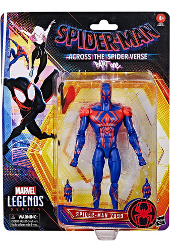 Spiderman 2099 Across Spiderverse Marvel Legends (Reacondicionado)