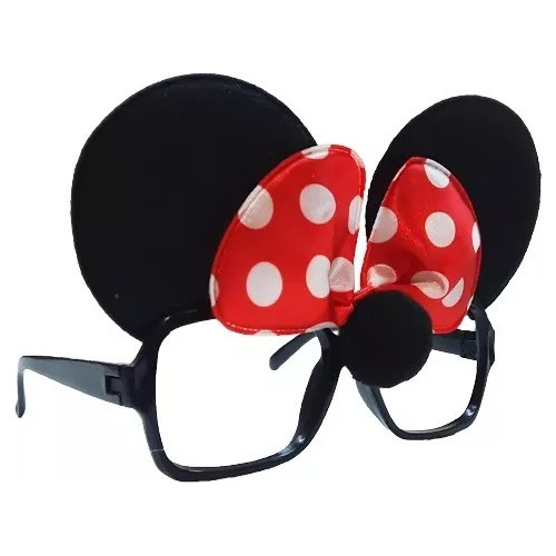 Anteojos Cotillón Fiestas Orejas Moño Minnie Disney Disfraz