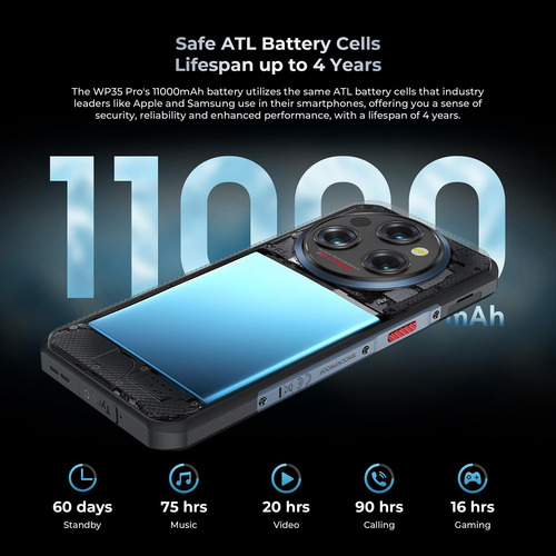 Celular Oukitel Wp35 Pro 5g Arg ,512 Gb Rom Y 12 Ram Verde Limón