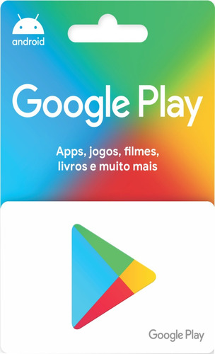  Gift Card Google Play R$ 50,00 A R$ 100,00