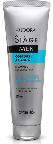 Shampoo Combate A Caspa Siage Men Eudora 250g