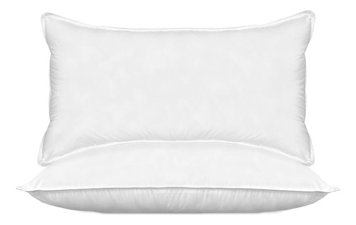 Almohadas De Hotel 100% Algodón Juego De 2 Tamaño King