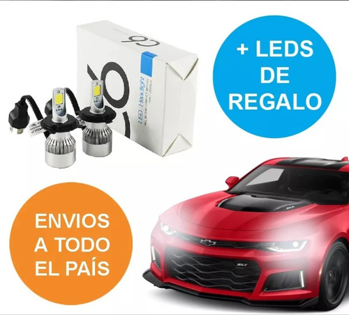 Kit Luces Led Cree Para Auxiliares Rompeniebla 16.000 Lumens