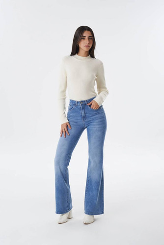 Jean De Mujer Oxford Elastizado - Austin