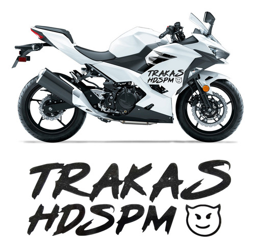 N Calcomanía Trakas Hdspm Sticker Universal Auto