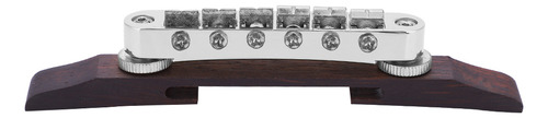 Base De Palisandro Guitar Bridge Para Música Jazz Tipo Sg