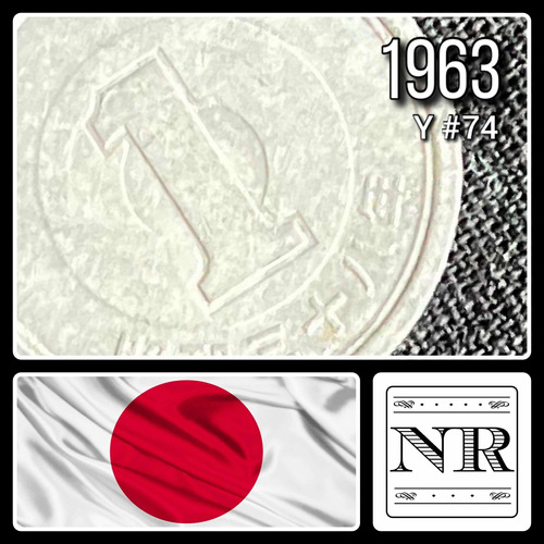 Japón - 1 Yen - Año 1963 (38) - Y #74 - Showa