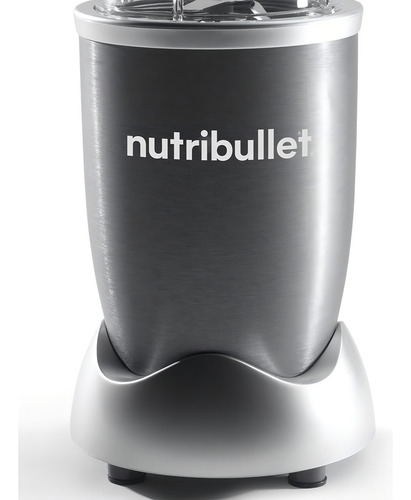 Licuadora Personal Nutribullet De 600 W Para Batidos Color Gris