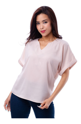 Blusa Shari - Nébula - Beige