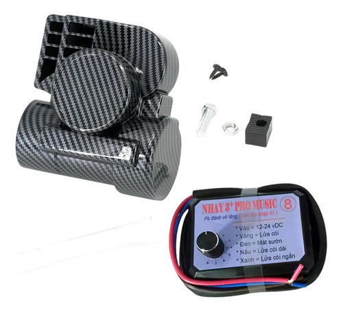 12v Carro Van Controlador De Buzina Elétrica Caixa De