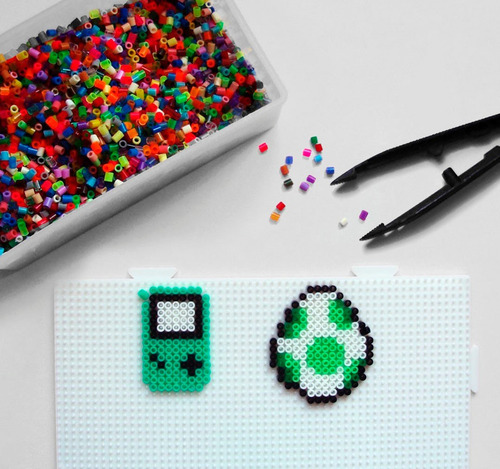 Hama Beads Mini Perler 2000 Unid Color Cereza Pixel Art
