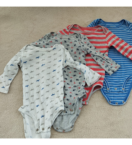 Set De 4 Bodies Para Bebe Simple Joys By Carter´s (12 Meses)