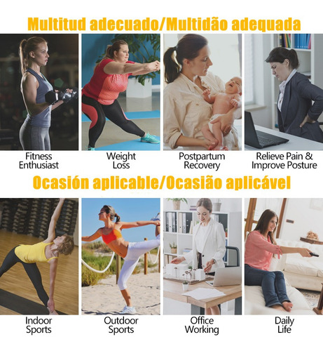 Entrenador De Cintura Para Mujer Reductores De Gimnasio De F
