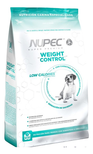 Nupec Weight Contro Raza Mediana 8 Kilos + Super Obsequio