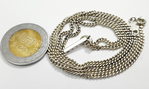 61cm Original Cadena Larga Dije Barra Oso Tous En Plata 925 Plata (Usado)