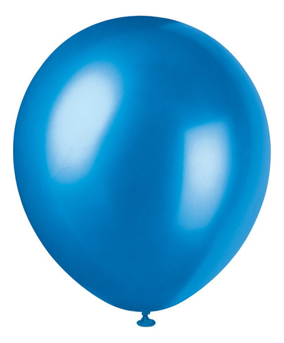 Unique Globo Latex Perlado Para Fiesta 12  Azul Zafiro