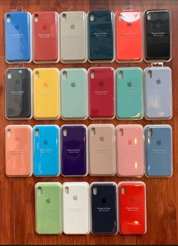 Case Silicona Apple iPhone X/ Xs Max / Xr / Xs + Mica Vidrio