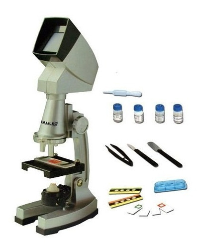 Imagen 1 de 6 de Microscopio Galileo Tmpz-c1200 Con Luz Proyector Y Zoom1200x