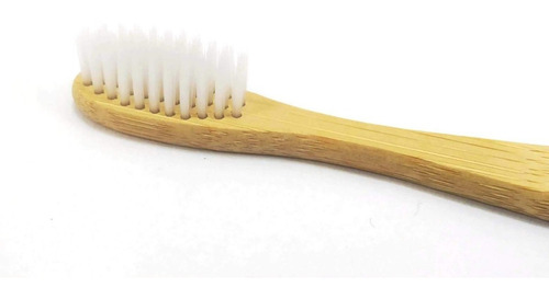 Imagen 8 de 10 de Set 10 Cepillos Dientes Madera Bambu Ecologico Cerda Suave