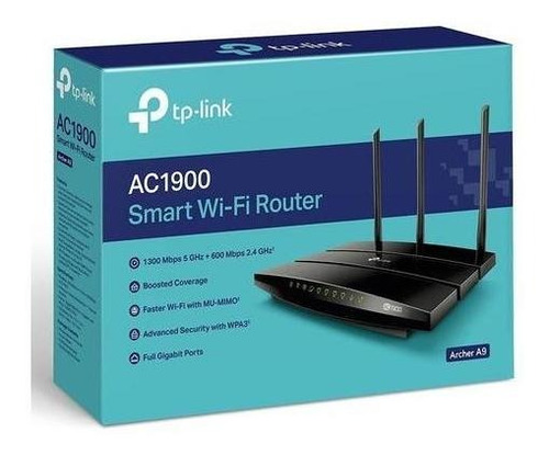 Imagen 3 de 6 de Router Tp-link Archer A9 Ac1900 Inalambrico Mu-mimo Gigabit