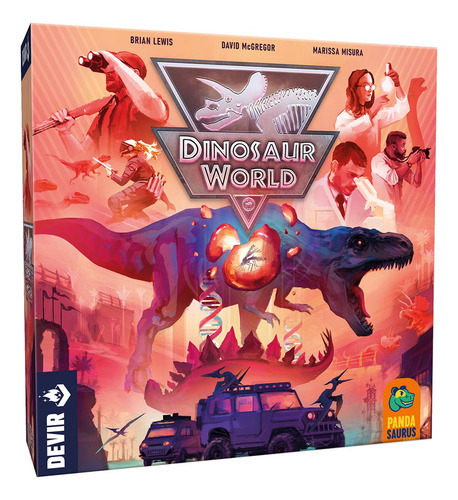 Juego De Mesa Dinosaur World Muy Lejano