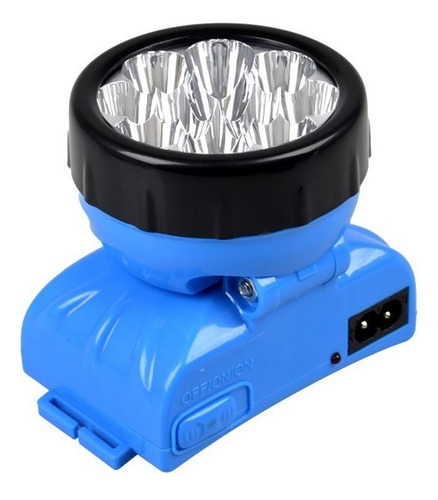 Lanterna De Cabeça 12 Leds Albatroz 722 Bateria Dura Até 19h