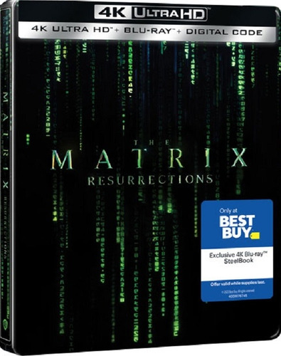 The Matrix Resurrections 4k Uhd Blu-ray Steelbook