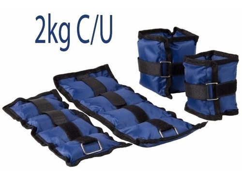 Imagen 3 de 5 de Pesas Tobillo / Muñeca Par 4 Kilos / Ejercicios / Fitness