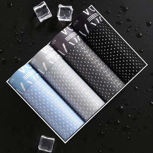 Calzoncillos Bóxer Kit 4 Bóxer De Algodón Para Hombre Al Por